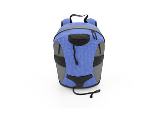 Image showing Blue rucksack