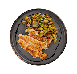 Image showing Grilled chicken breast