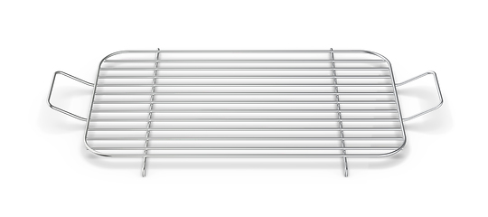 Image showing Empty metal grill rack