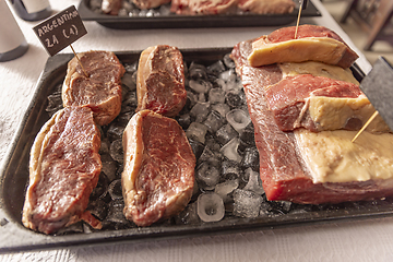 Image showing Tray of raw meat