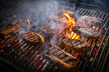 Image showing Grilled meat steak