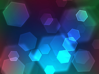 Image showing polygon bokeh effect