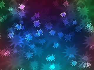 Image showing stars bokeh effect