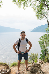 Image showing Teletskoye lake in Altai mountains