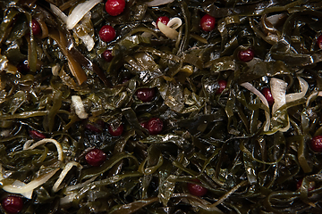 Image showing Chuka wakame laminaria seaweed salad