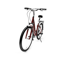 Image showing bicycle isolated over white