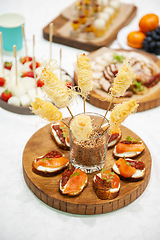 Image showing Tasty appetizers on the table