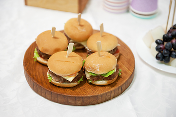 Image showing Tasty appetizers on the table