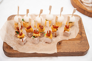 Image showing Tasty appetizers on the table