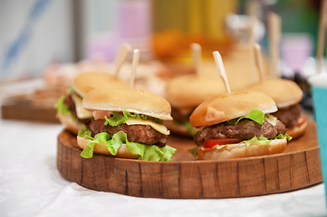 Image showing Tasty appetizers on the table