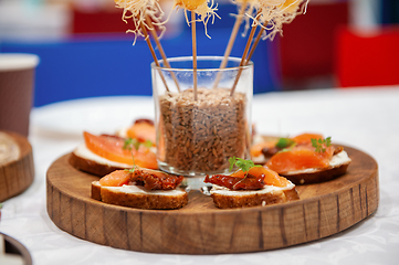 Image showing Tasty appetizers on the table