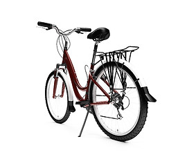 Image showing bicycle isolated over white