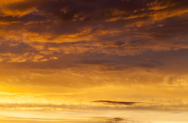 Image showing sky during sunset