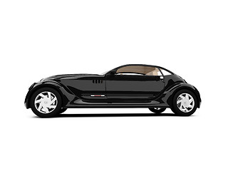 Image showing concept of retro car on white background