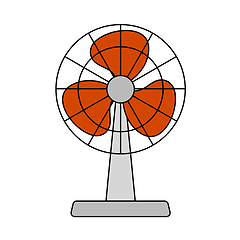 Image showing Electric Fan Icon