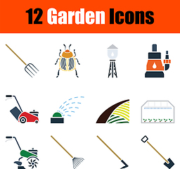 Image showing Garden Icon Set