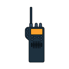 Image showing Police Radio Icon