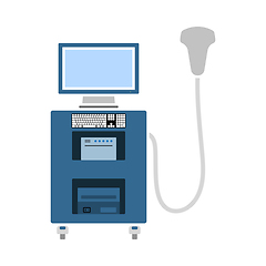 Image showing Ultrasound Diagnostic Machine Icon