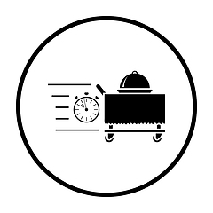 Image showing Fast Room Service Icon