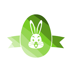 Image showing Easter Egg With Ribbon Icon