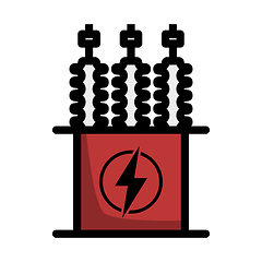Image showing Electric Transformer Icon