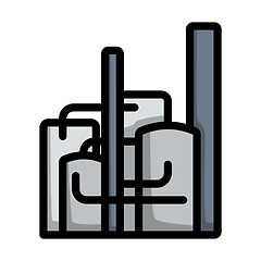 Image showing Chemical Plant Icon