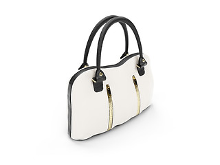 Image showing White satchel