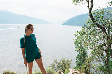 Image showing Teletskoye lake in Altai mountains