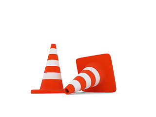 Image showing traffic sign object over white