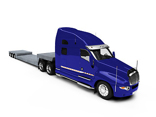 Image showing Car carrier truck front view