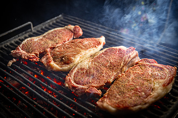 Image showing Wagyu entrecote beef steak