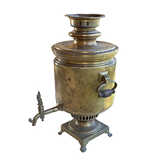 Image showing old copper vine jar