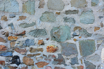 Image showing old stone wall background