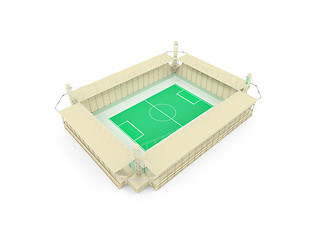 Image showing stadium over white