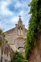 Image showing Sant Jaume cathedral in Alcudia, Roman Catholic church, Alcudia. Balearic Islands Spain.