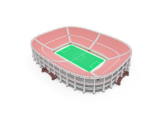 Image showing stadium over white