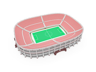 Image showing stadium over white