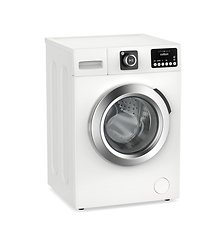 Image showing Digital washing machine