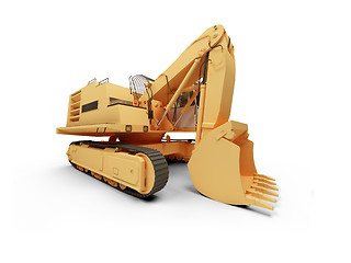 Image showing Steam shovel bulldozer