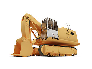 Image showing Steam shovel bulldozer