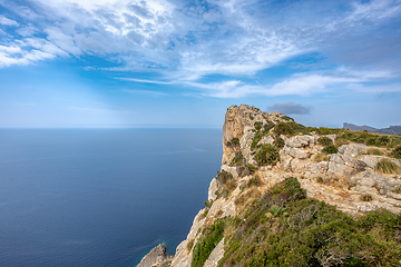 Image showing View from Mirador de Es Colomer, Balearic Islands Mallorca Spain.