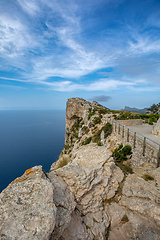 Image showing View from Mirador de Es Colomer, Balearic Islands Mallorca Spain.