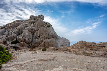 Image showing View from Mirador de Es Colomer, Balearic Islands Mallorca Spain.