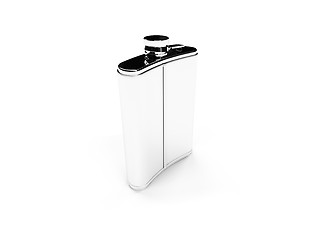 Image showing Pocket metal flask