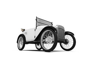 Image showing Old fashioned retro car