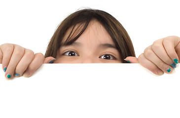 Image showing Peeking