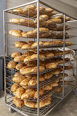 Image showing Bread bakery food factory