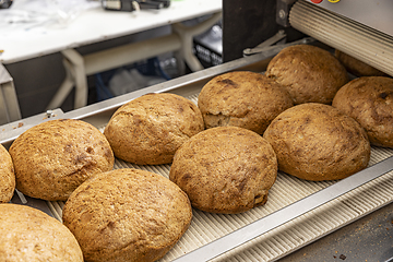 Image showing Bread bakery food factory production