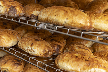 Image showing Sourdough bread in a bakery shop