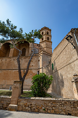 Image showing Church of Sant Pere, Petra. Mallorca. Balearic Islands Spain.